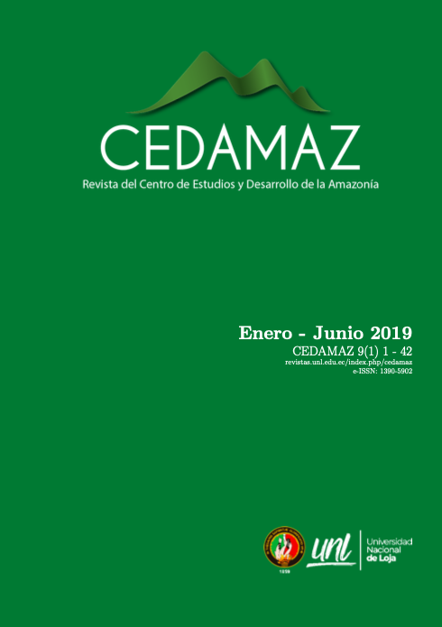 					Ver Vol. 9 Núm. 1 (2019): CEDAMAZ
				