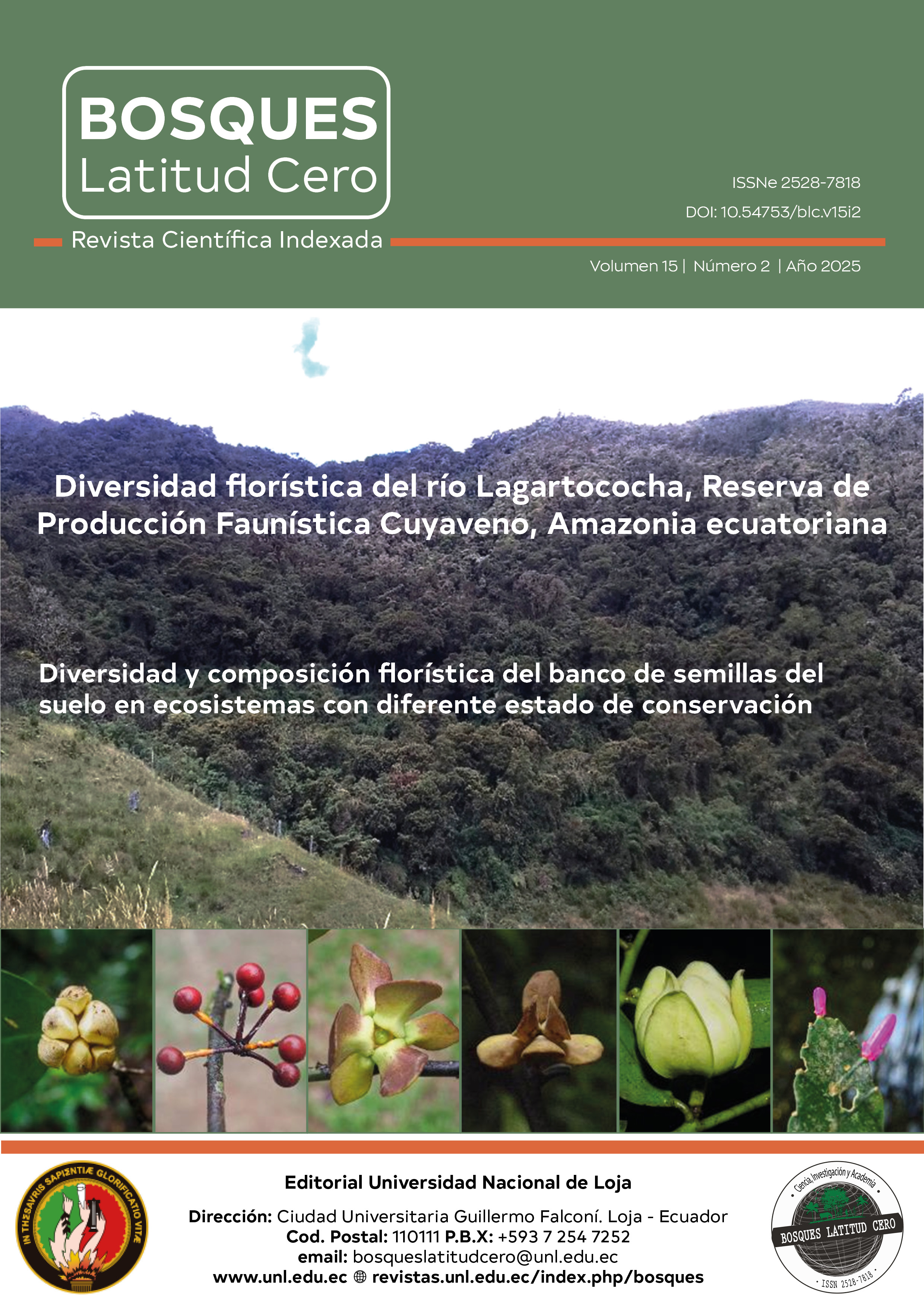 Diversidad florística del río Lagartococha, Reserva de Producción Faunística Cuyabeno, Amazonia ecuatoriana