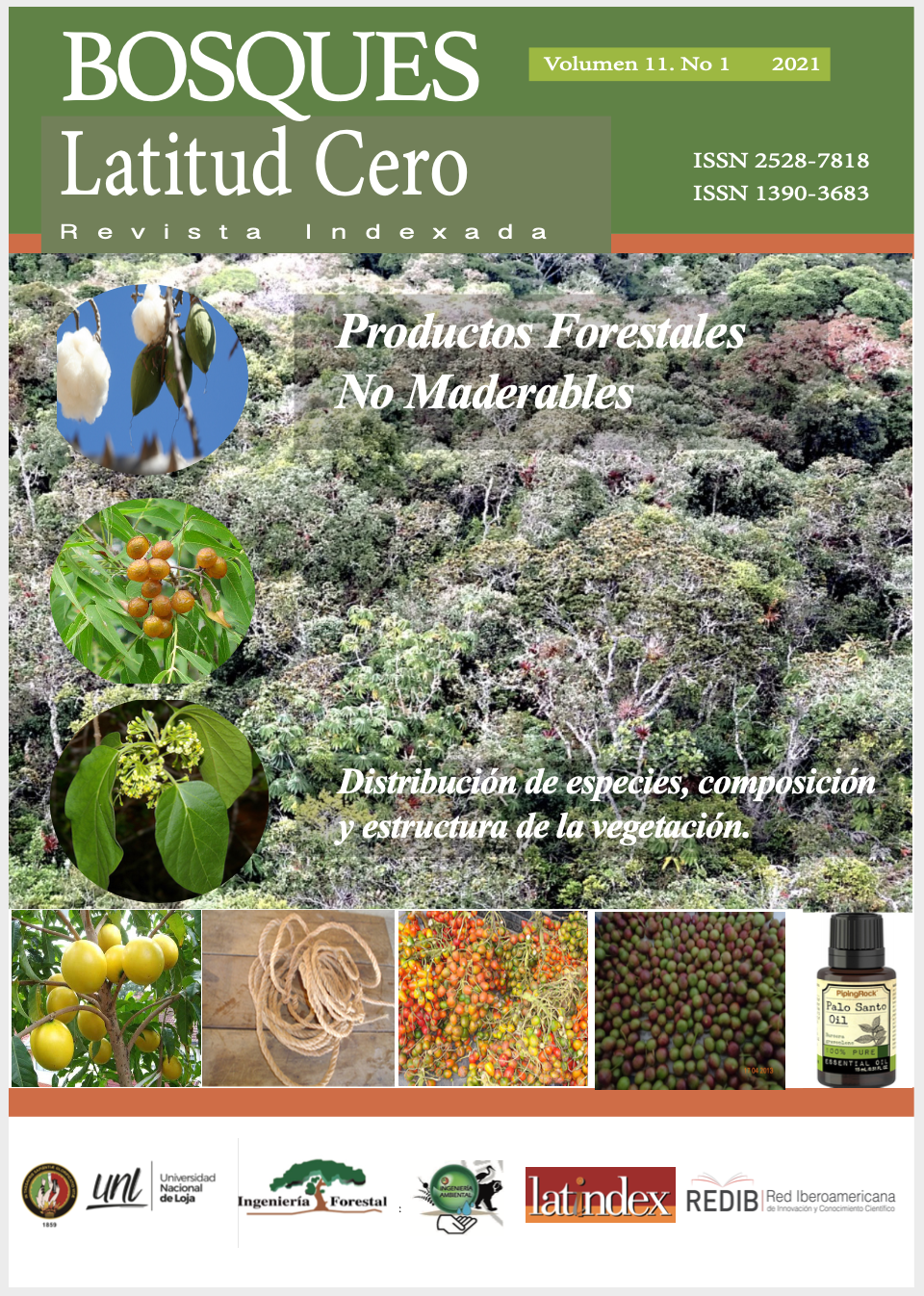 					Ver Vol. 11 Núm. 1 (2021): Productos Forestales no Maderables
				