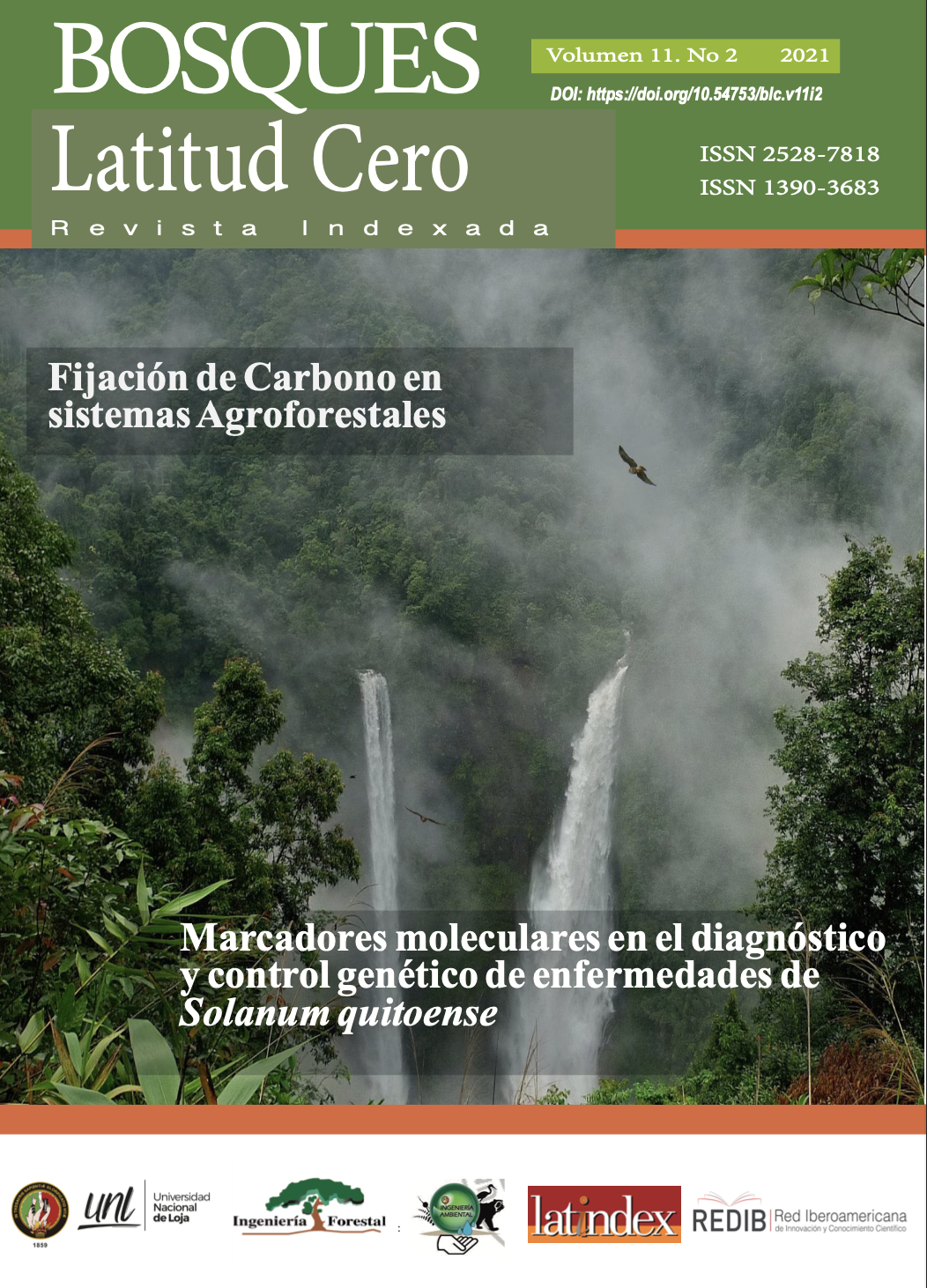 					Ver Vol. 11 Núm. 2 (2021): Fijación de Carbono en Sistemas Agroforestales 
				