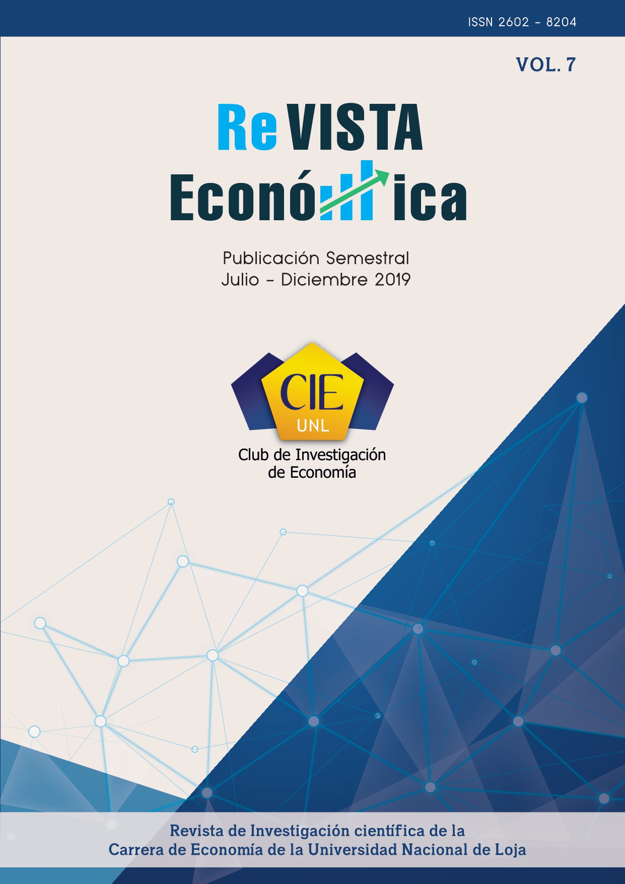 					Ver Vol. 7 Núm. 1 (2019): Revista Económica vol 7 (Julio-Diciembre 2019)
				